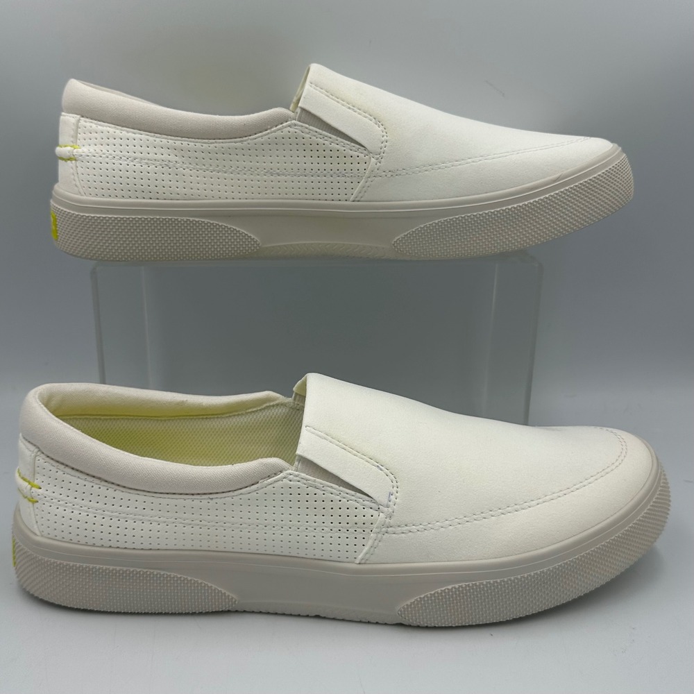 Sperry Halyard PlushStep Slip On Sneaker Shoes Mens 10M White Coastal Preppy NIB - Picture 5 of 14
